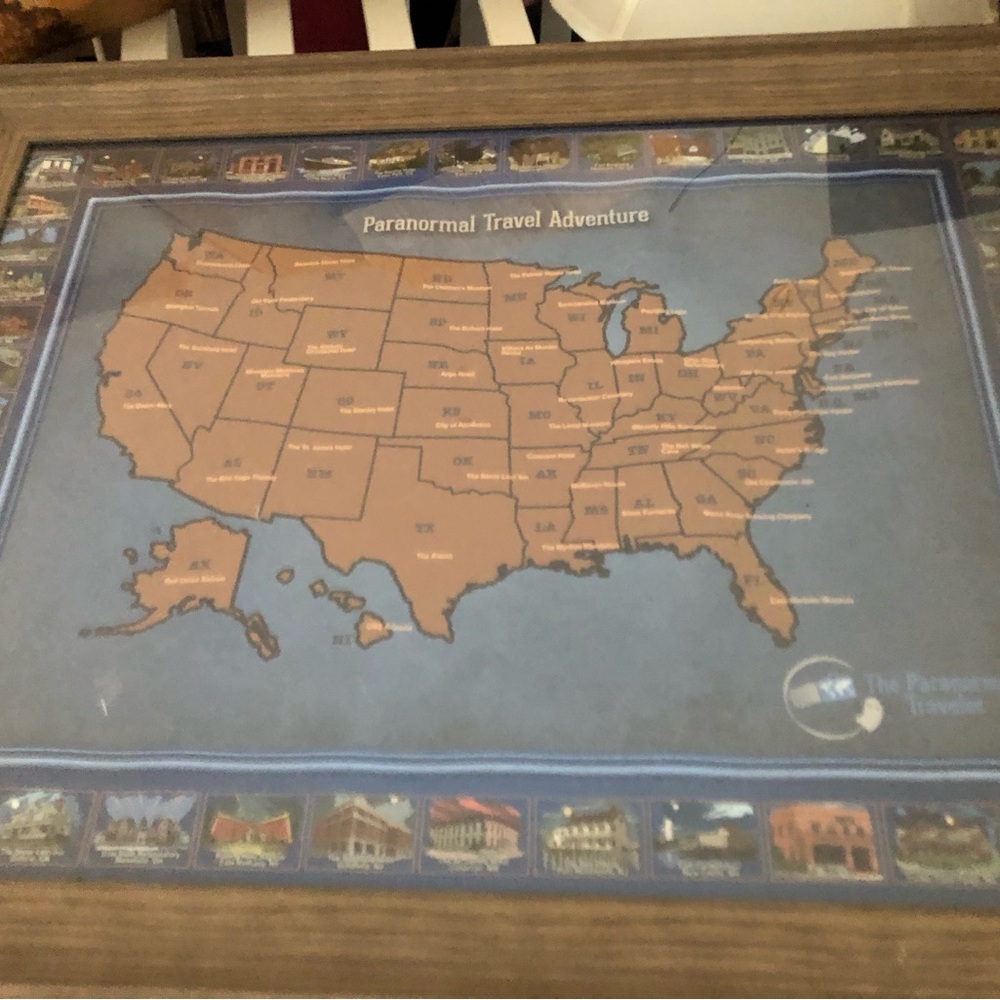 Paranormal Travel Adventure Map